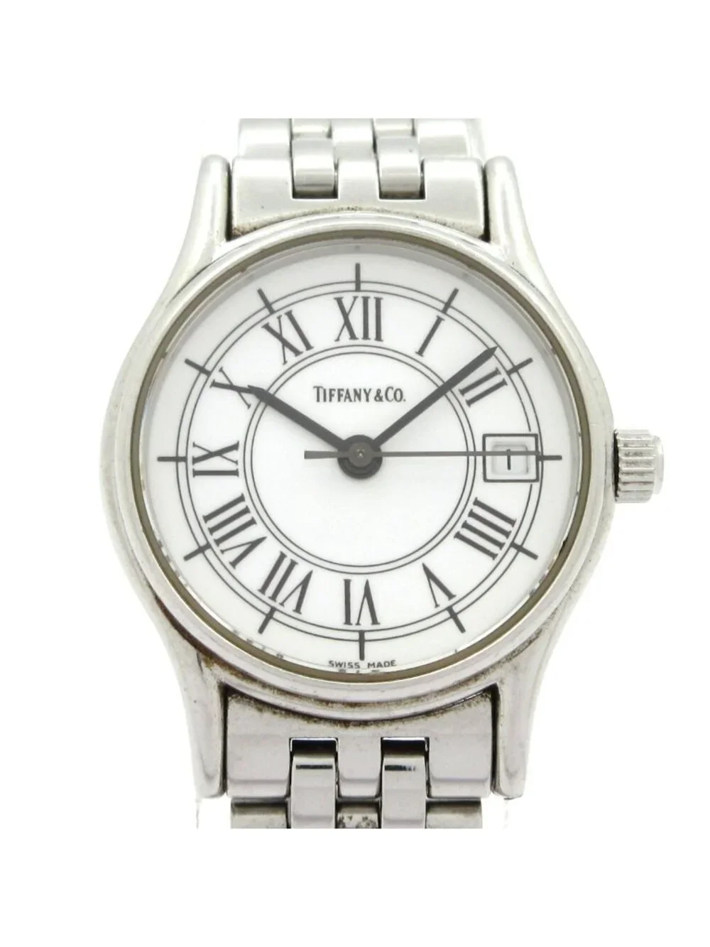 Tiffany & Co Watch Classic Round SS White